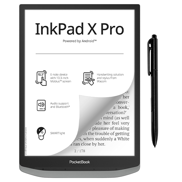 Čitač knjiga PocketBook InkPad X Pro 10.3'' 32GB (Mist Grey) čitanje/pisanje