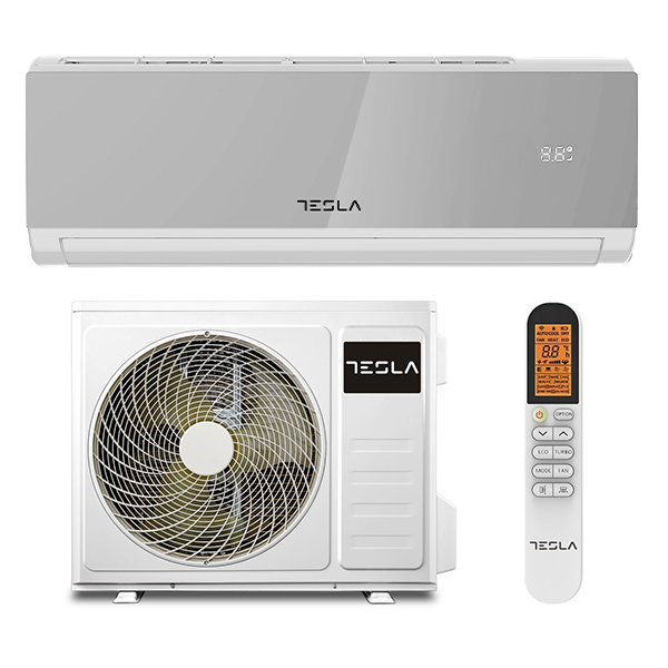 Klima Tesla TT34EX82SM-1232IAW inverter/12000BTU/R32/Wi-Fi, silver panel/