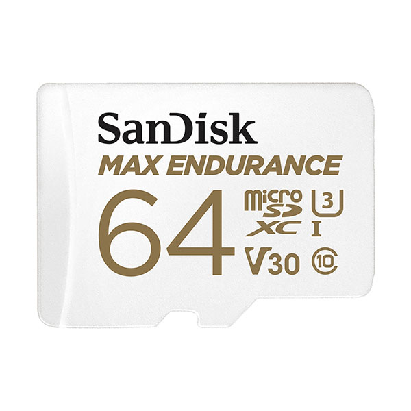 Micro SDXC SanDisk Max Endurance 64GB + SD adapter SDSQQVR-064G-GN