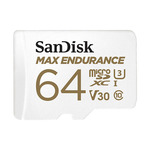 Micro SDXC SanDisk Max Endurance 64GB + SD adapter SDSQQVR-064G-GN