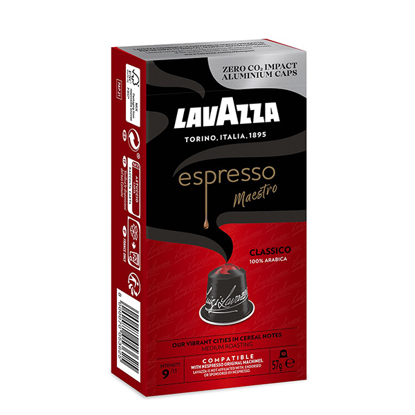 Kapsule za espresso kafu Lavazza Nespresso Maestro Classico Alu Cart 10AST (10kom)