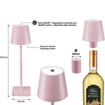 Lampa bežična 2u1 Beper P201UTP125 USB punjiva (Pink)