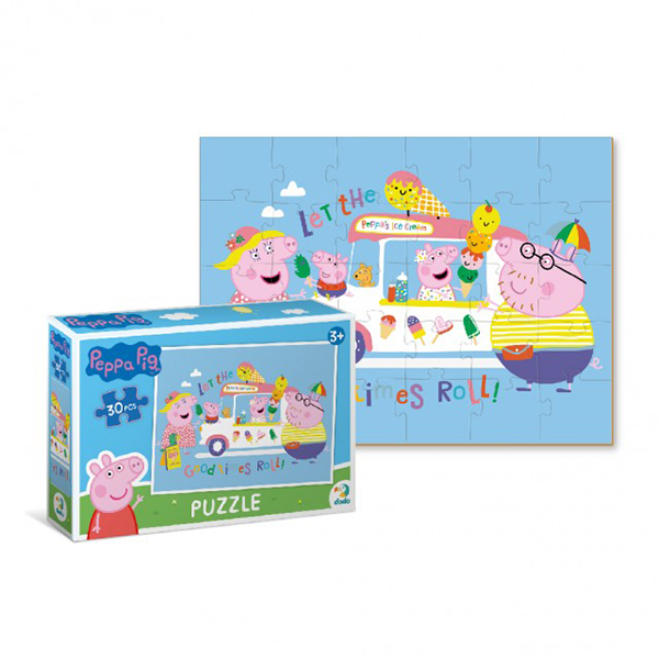 Puzzle DoDo Pepa Prase Putovanja 30 djelova