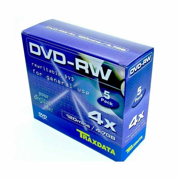 DVD-RW Traxdata 4.7GB box