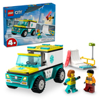 LEGO City Emergency Ambulance and Snowboarder (60403)