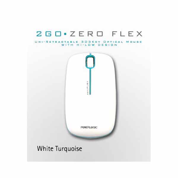 Miš PowerLogic 2GO Zero Flex USB boje