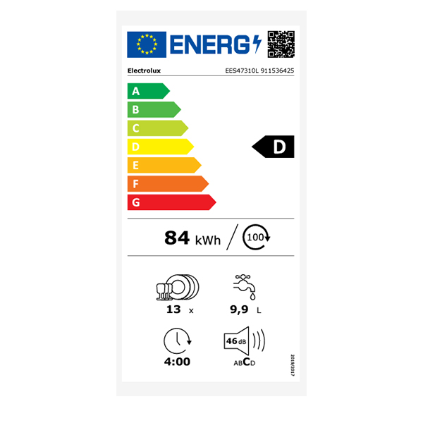 Ugradna mašina za pranje posuđa Electrolux EES47310L