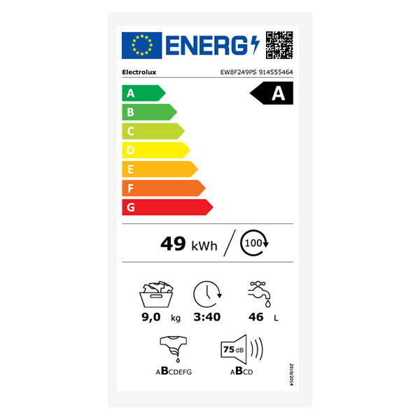 Veš mašina Electrolux EW8F249PS inverter 9kg/1400rpm