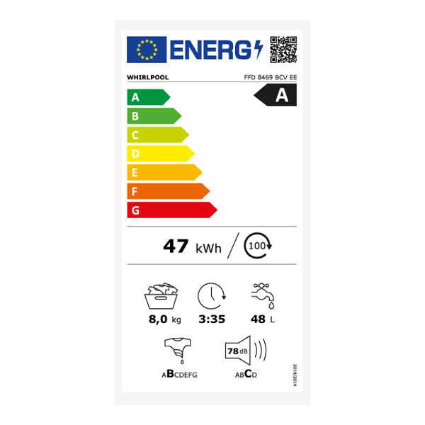 Veš mašina Whirlpool FFD 8469 BCV EE 8kg/1400rpm