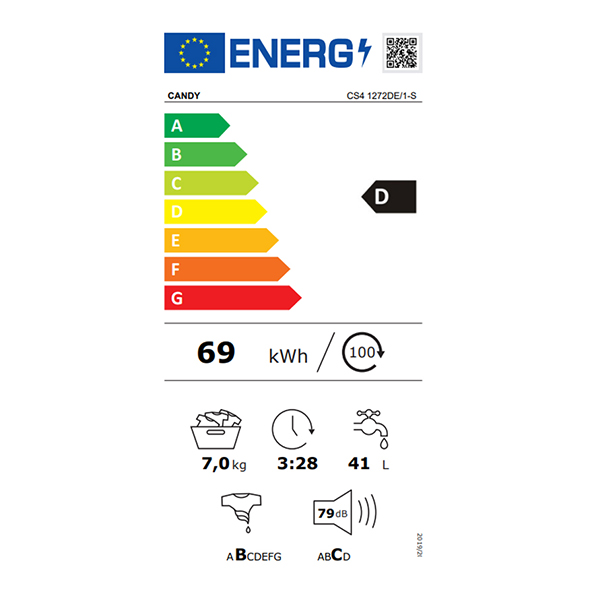 Veš mašina Candy CS4 1272DE/1-S 7kg/1200rpm