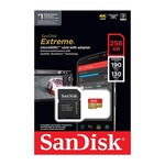 MicroSD SanDisk 256GB Extreme SDXC SDSQXAV-256G-GN+SD adapter