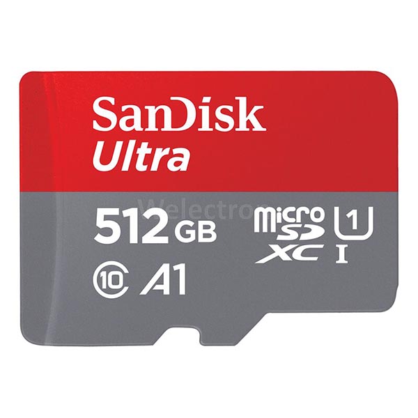 Micro SD SanDisk 512GB SDSQUAC-512G-GN 150MB/s+SD adapter