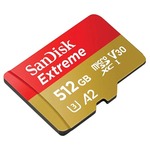 Micro SD SanDisk 512GB SDXC SDSQXAV-512G-GN+SD adapter