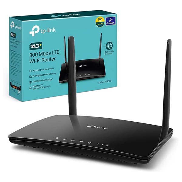 Ruter TP-LINK Archer MR500 4G + Cat6 AC1200 Wireless Dual Band