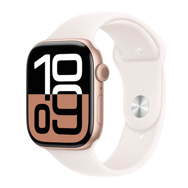 Pametni sat Apple iWatch Series 10 GPS 46mm Aluminium Rose Gold with Light Blush Sport Band (MWX23LW/A)