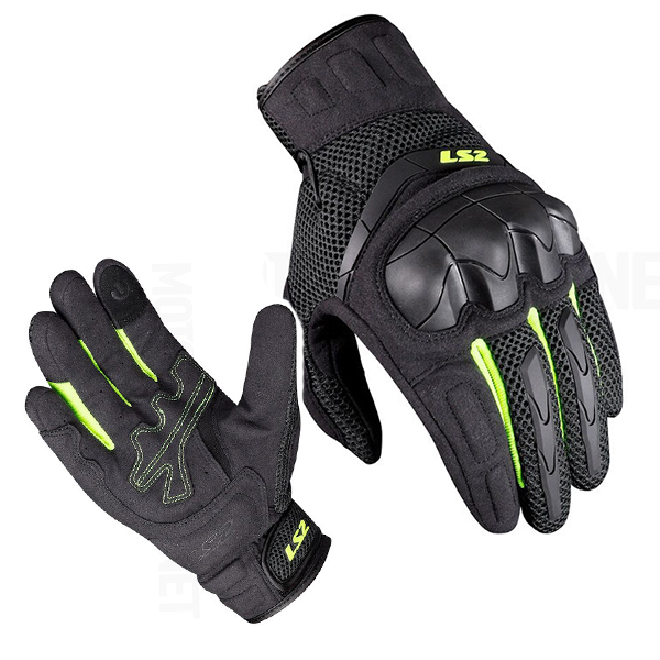 Rukavice LS2 Kubra Man Gloves Anthracite H-V Yellow M (70210S0104M)