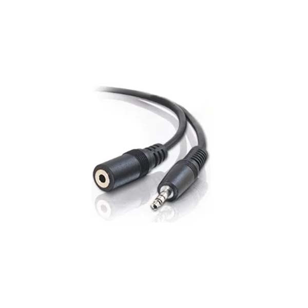 Kabl E-Green audio 3.5mm - 3.5mm M/F (produžni) 3m crni OST03411