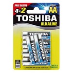 Baterije alkalne Toshiba LR6-GCNN BP-62F SS 4+2