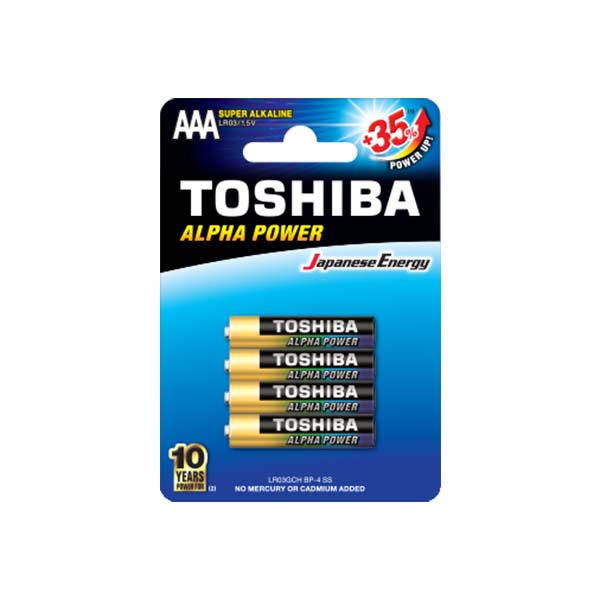 Baterije alkalne Toshiba Alpha Power LR03G AAA 1.5V 4/1