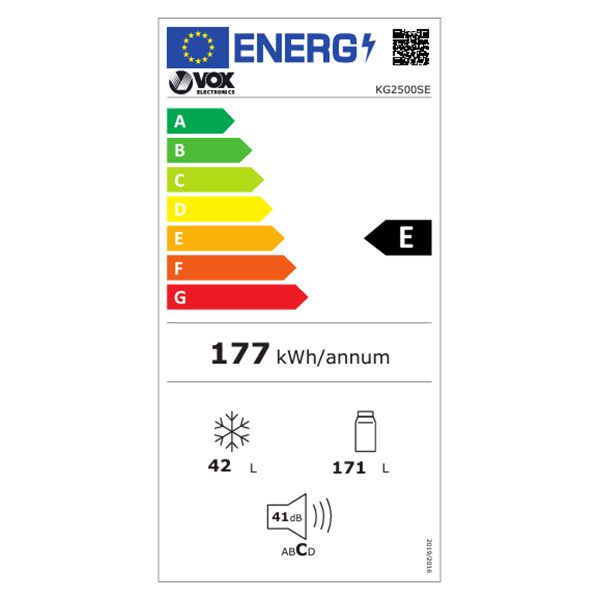 Kombinovani frižider Vox KG 2500 SE