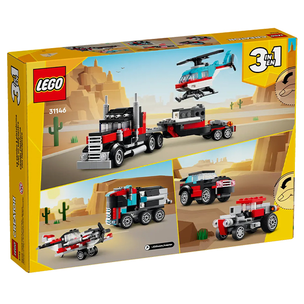 LEGO Creator 3u1 Flatbed Truck with Helicopter (31146)