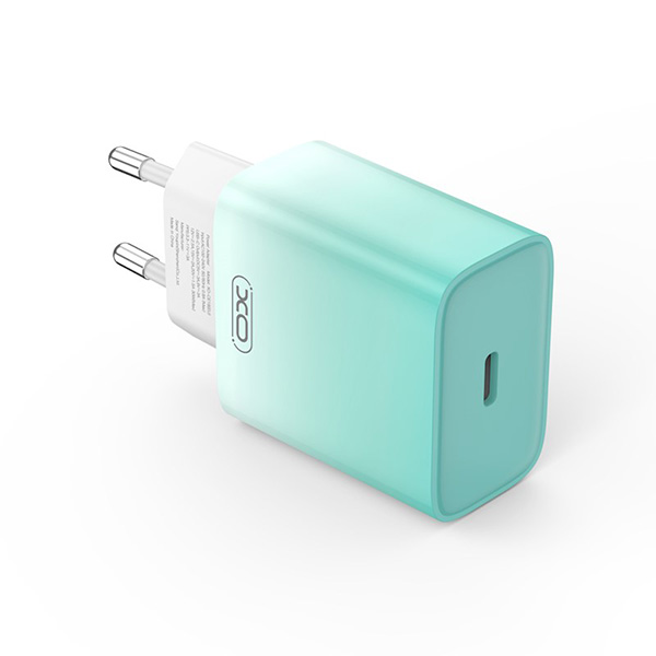 Punjač zidni XO CE18 PD 30W 1x USB-C blue-white GSM176790