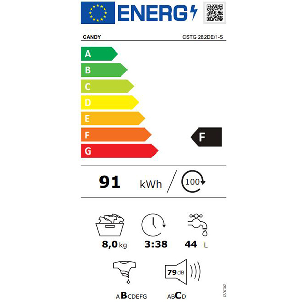 Veš mašina Candy CSTG 282D2/1-S Top punjenje 8kg/1200rpm