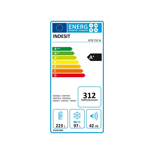 Kombinovani hladnjak Indesit XIT8 T1E W