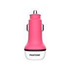 Punjač za auto Pantone 38W PT-PDDC05 Pink PD QC 1x USB, 1x USB-C GSM177139