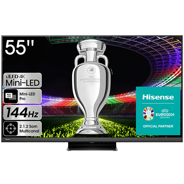 TV LED Hisense 55U8KQ Mini-LED 4K UHD Smart/