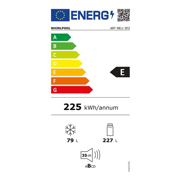 Ugradni kombinovani hladnjak Whirlpool ART 9811 SF2 (Less Frost)