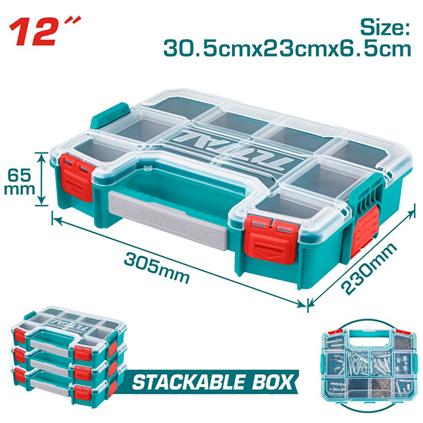 Organizer alata Total TPBX1121 plastični