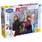 Puzzle Lisciani Složi i oboji DF Plus - Frozen, My Friends, 108 kom