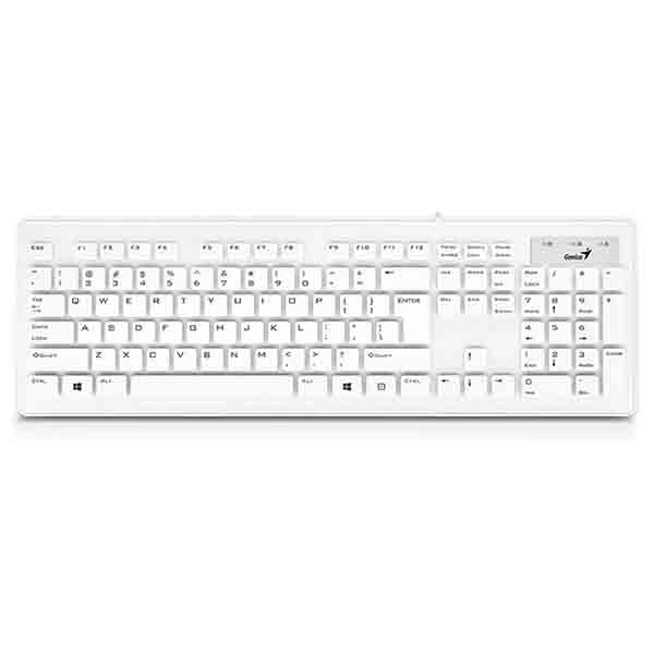 Tastatura Genius SlimStar 126 USB US bijela