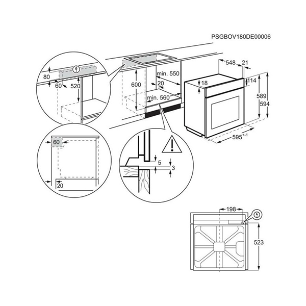 Ugradna rerna Electrolux EOF5C50Z