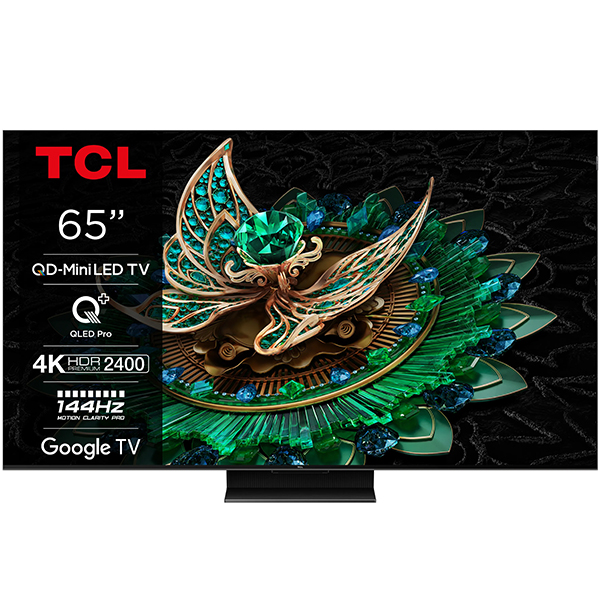 TV QLED TCL 65C765 QD-Mini LED 4K Smart GoogleTV