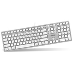 Tastatura Cherry KC 6000 Slim bijela/srebrna