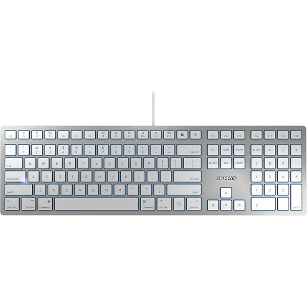 Tastatura Cherry KC 6000 Slim MAC bijela/srebrna