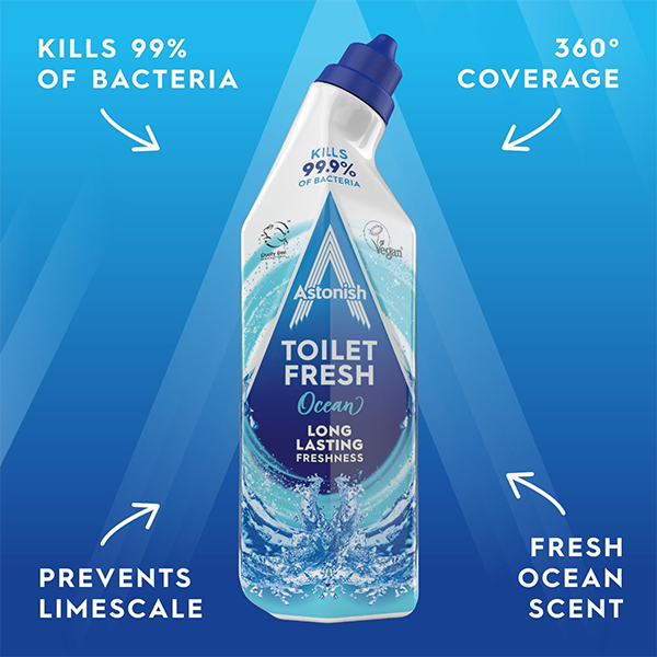 Gel čistač sanitarija Astonish Ocean 750 ml