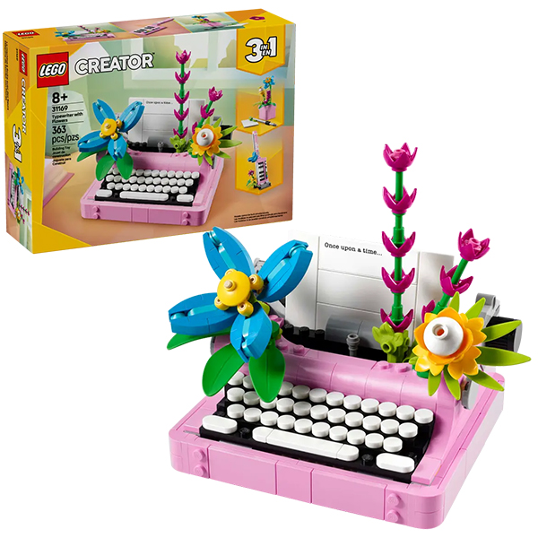 LEGO Creator 3in1 Typewriter with Flowers (31169)