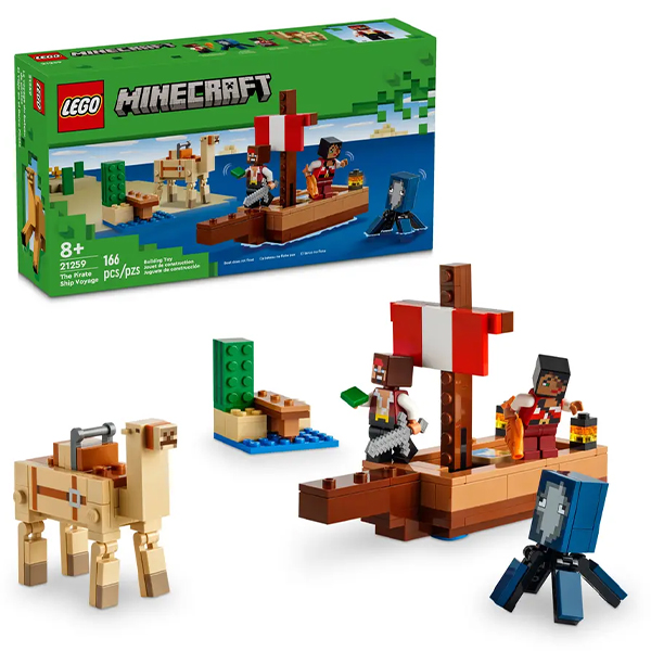 LEGO Minecraft The Pirate Ship Voyage (21259)