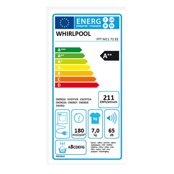 Mašina za sušenje veša Whirlpool FFT M11 72 EE 7kg/toplotna pumpa