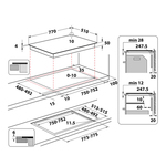 Ugradna ploča Whirlpool WF S1577 CPNE HOB indukciona