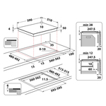 Ugradna ploča Whirlpool WL S7260 NE HOB indukciona