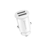 Baseus car charger Grain 2x USB 3,1A white BRA008236