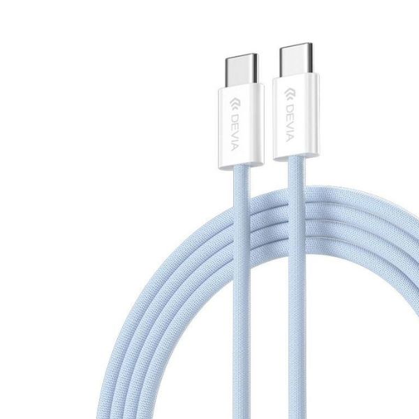 Devia cable Smart EC325 PD USB-C - USB-C 1,0 m 60W 3A blue BRA013947