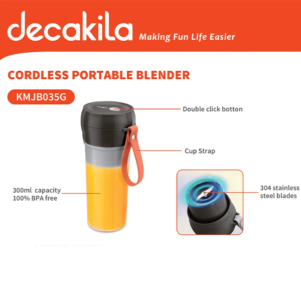Blender Decakila KMJB035G Bežični Portable Blender Decakila KMJB035G Bežični Portable