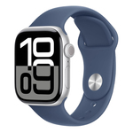 Pametni sat Apple iWatch Series 10 GPS 42mm Silver Aluminium Case with Denim Sport Band S/M