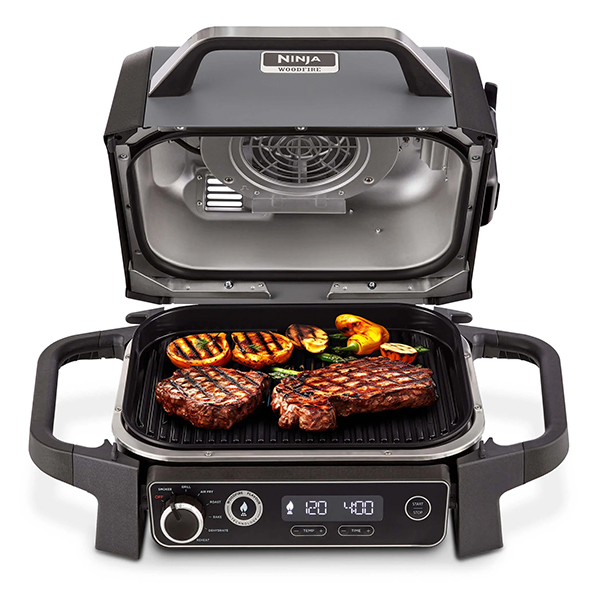 Električni roštilj Ninja OG701EU Woodfire Electric Outdoor Grill&Smoker 2400W/