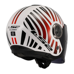 Kaciga LS2 OF620 Classy Cool White Wineberry L (366202236L) Kaciga LS2 OF620 Classy Cool White Wineberry L (366202236L)